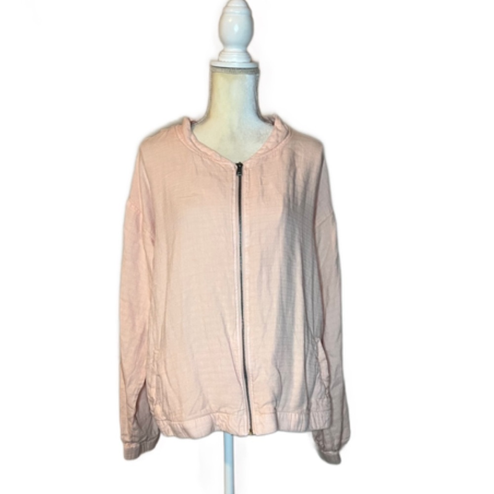 ⭐️Grace&Lace Light Pink Zip-Up Jacket